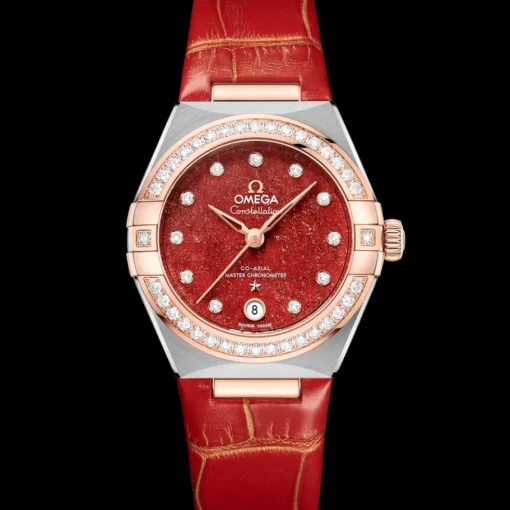 29 mm, acier ‑ or « Sedna™ » sur bracelet en cuir|OMEGA Sale