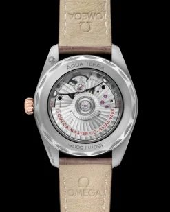 38 mm, acier ‑ or « Sedna™ » sur bracelet en cuir|OMEGA Sale