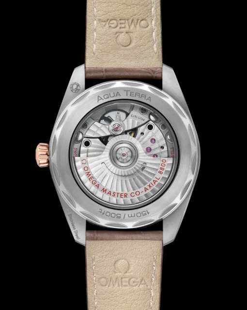 38 mm, acier ‑ or « Sedna™ » sur bracelet en cuir|OMEGA Sale