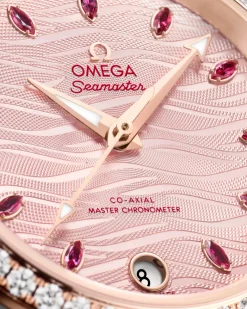 34 mm, acier ‑ or « Sedna™ » sur bracelet en cuir|OMEGA Fashion