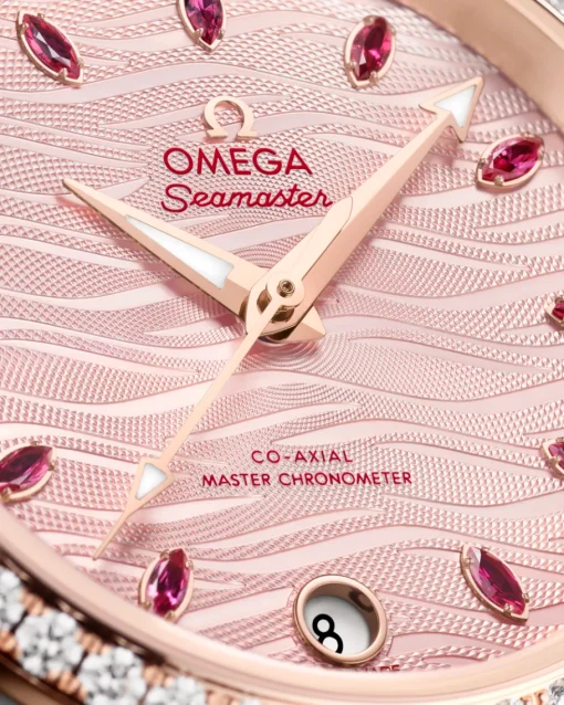 34 mm, acier ‑ or « Sedna™ » sur bracelet en cuir|OMEGA Fashion