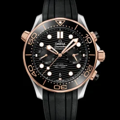 44 mm, acier ‑ or « Sedna™ » sur bracelet caoutchouc|OMEGA Outlet