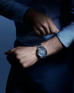43 mm, acier sur acier|OMEGA New
