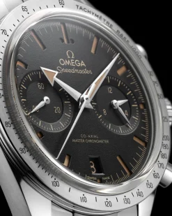 40,5 mm, acier sur acier|OMEGA New