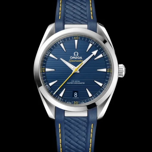41 mm, acier sur bracelet caoutchouc|OMEGA Discount