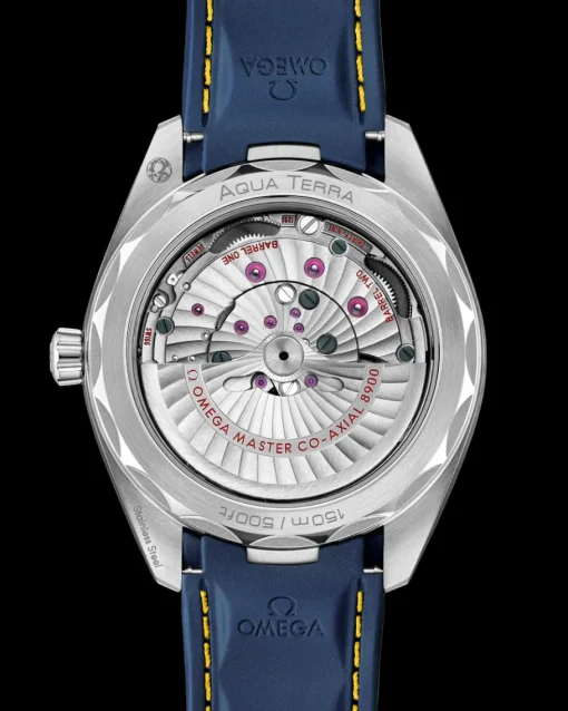 41 mm, acier sur bracelet caoutchouc|OMEGA Discount
