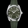 38 mm, acier sur bracelet caoutchouc|OMEGA Fashion