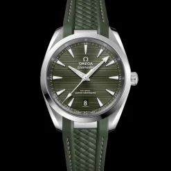 38 mm, acier sur bracelet caoutchouc|OMEGA Fashion