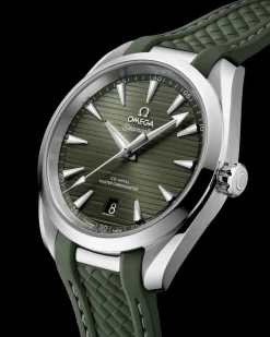 38 mm, acier sur bracelet caoutchouc|OMEGA Fashion