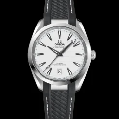 38 mm, acier sur bracelet caoutchouc|OMEGA Fashion