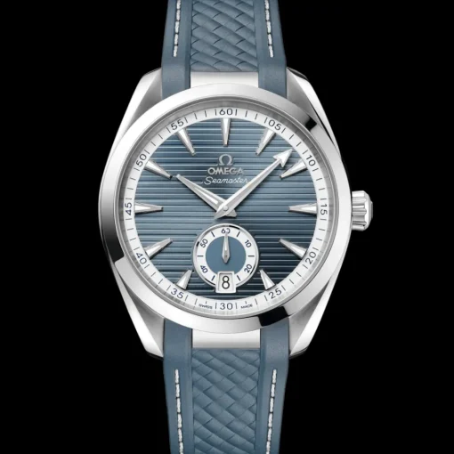 41 mm, acier sur bracelet caoutchouc|OMEGA New