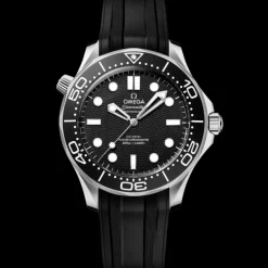 42 mm, acier sur bracelet caoutchouc|OMEGA Fashion