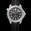 42 mm, acier sur bracelet caoutchouc|OMEGA Hot