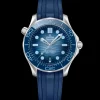 42 mm, acier sur bracelet caoutchouc|OMEGA Discount