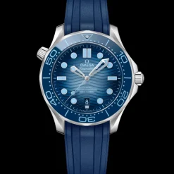 42 mm, acier sur bracelet caoutchouc|OMEGA Discount