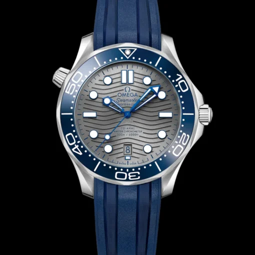 42 mm, acier sur bracelet caoutchouc|OMEGA Fashion