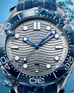 42 mm, acier sur bracelet caoutchouc|OMEGA Fashion