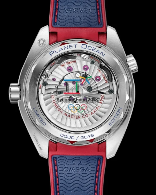 43,5 mm, acier sur bracelet caoutchouc|OMEGA Fashion