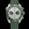 45,5 mm, acier sur bracelet caoutchouc|OMEGA Online