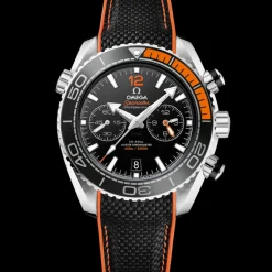 45,5 mm, acier sur bracelet caoutchouc|OMEGA Outlet