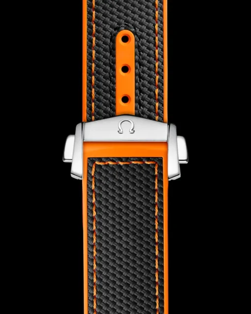 45,5 mm, acier sur bracelet caoutchouc|OMEGA Outlet