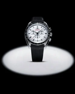 42 mm, acier sur bracelet caoutchouc|OMEGA Best