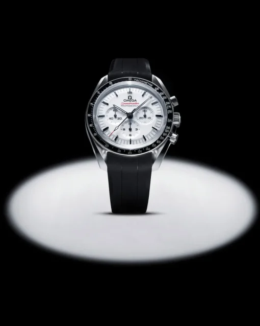 42 mm, acier sur bracelet caoutchouc|OMEGA Best
