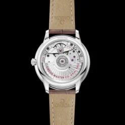 34 mm, acier sur bracelet en cuir|OMEGA Online