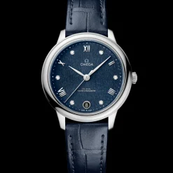 34 mm, acier sur bracelet en cuir|OMEGA Outlet
