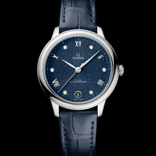 34 mm, acier sur bracelet en cuir|OMEGA Outlet
