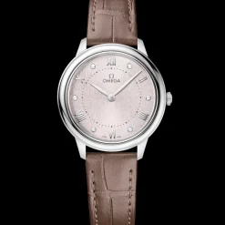 30 mm, acier sur bracelet en cuir|OMEGA Sale