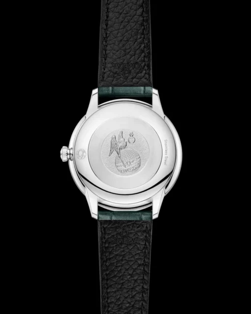 27,5 mm, acier sur bracelet en cuir|OMEGA Clearance