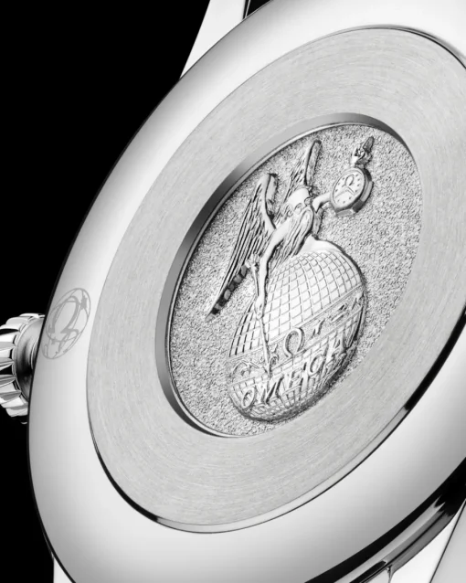 27,5 mm, acier sur bracelet en cuir|OMEGA New