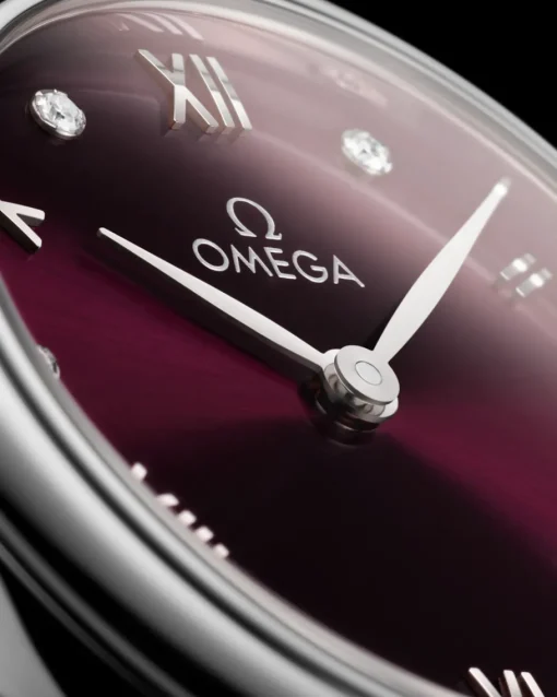 27,5 mm, acier sur bracelet en cuir|OMEGA New