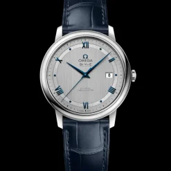 39,5 mm, acier sur bracelet en cuir|OMEGA Hot