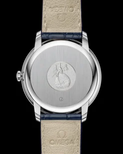 39,5 mm, acier sur bracelet en cuir|OMEGA Online