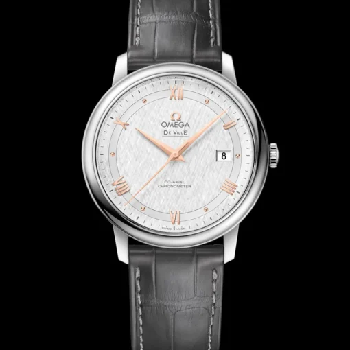 39,5 mm, acier sur bracelet en cuir|OMEGA Fashion