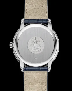 39,5 mm, acier sur bracelet en cuir|OMEGA Sale