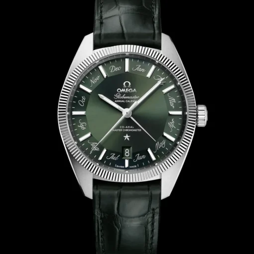 41 mm, acier sur bracelet en cuir|OMEGA Discount