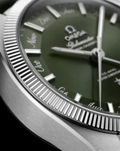 41 mm, acier sur bracelet en cuir|OMEGA Discount