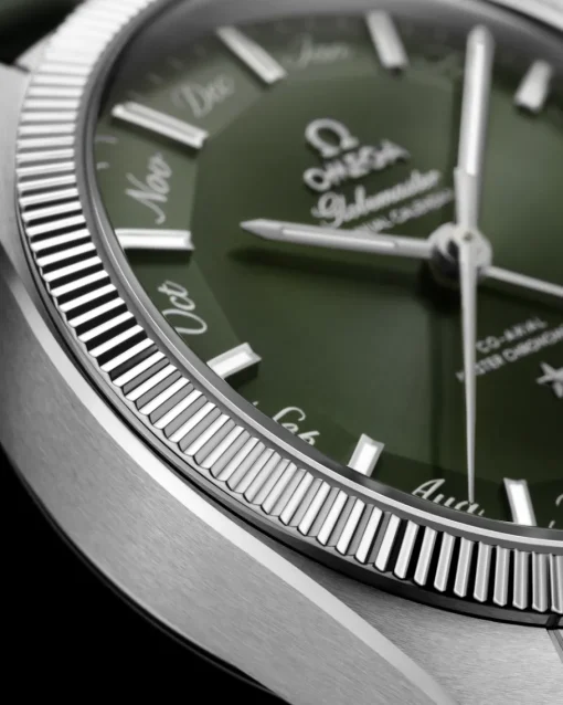 41 mm, acier sur bracelet en cuir|OMEGA Discount
