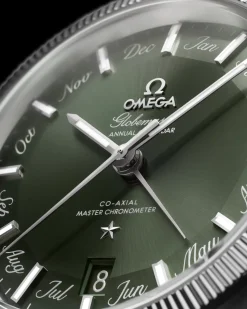 41 mm, acier sur bracelet en cuir|OMEGA Discount