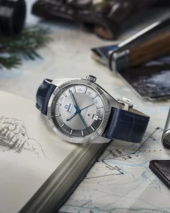 41 mm, acier sur bracelet en cuir|OMEGA Discount