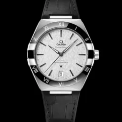 41 mm, acier sur bracelet en cuir|OMEGA Clearance