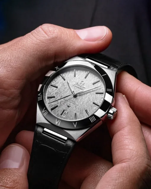 41 mm, acier sur bracelet en cuir|OMEGA Clearance