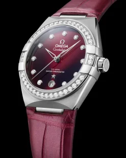 36 mm, acier sur bracelet en cuir|OMEGA New