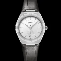34 mm, acier sur bracelet en cuir|OMEGA Outlet