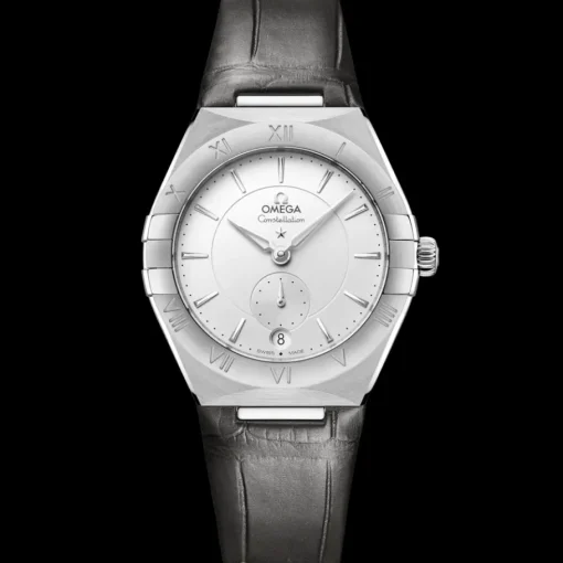 34 mm, acier sur bracelet en cuir|OMEGA Outlet