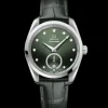 38 mm, acier sur bracelet en cuir|OMEGA Online