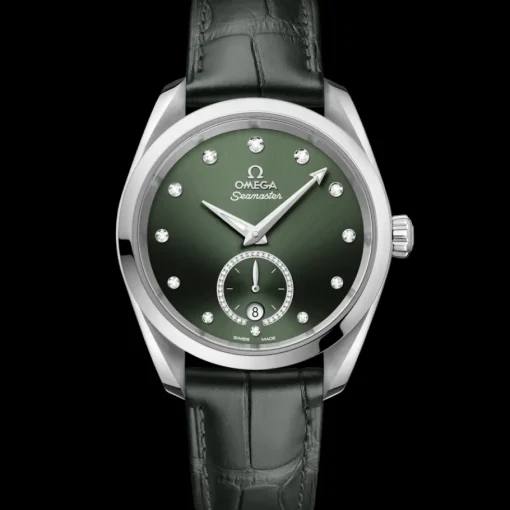 38 mm, acier sur bracelet en cuir|OMEGA Online